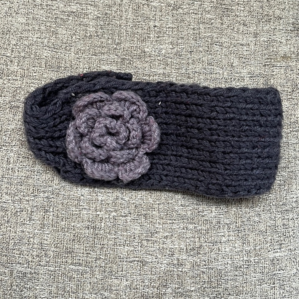 Gray Ear Muff Headband